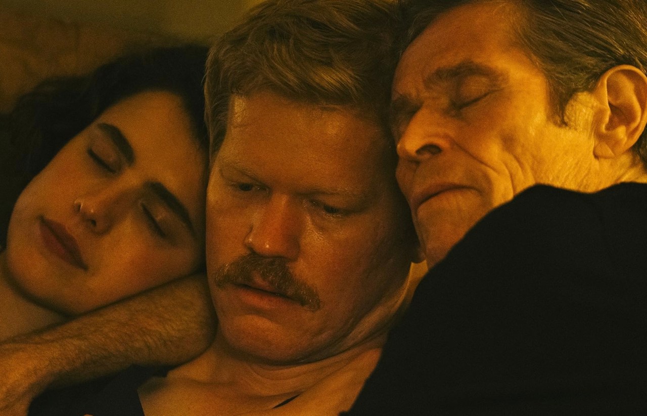 Willem Dafoe, Jesse Plemons, and Margaret Qualley in Kinds of Kindness (2024)