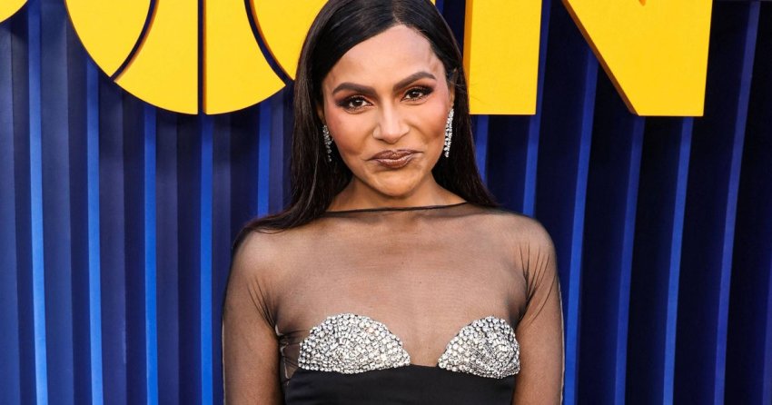 Mindy Kaling at the Los Angeles premiere of Netflix's Running Point Season 2 at The Egyptian Theatre Hollywood