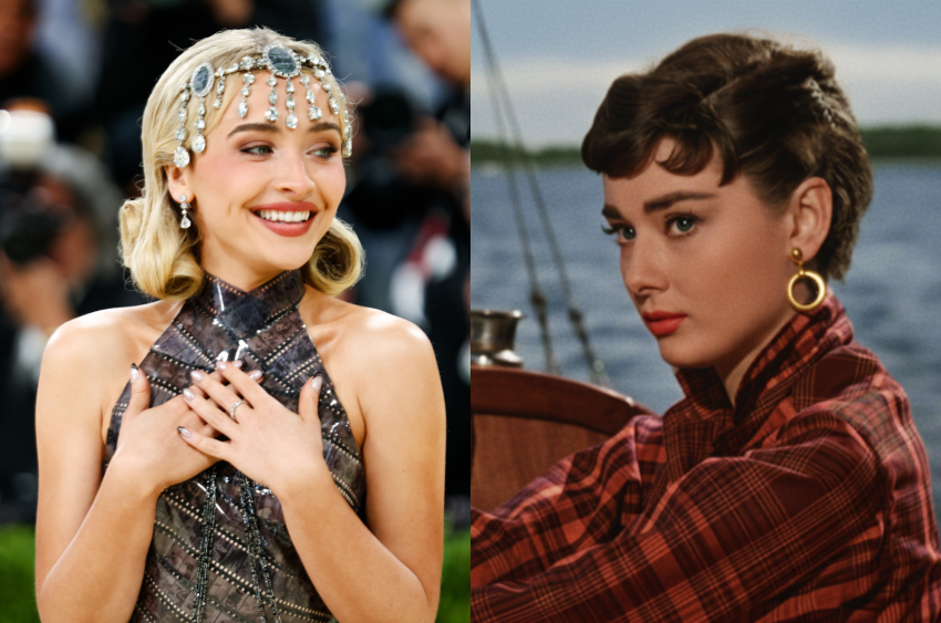 Sabrina Carpenter Wore A Dress Made Of Film Strips From The 1954 Movie That Shares Her Name