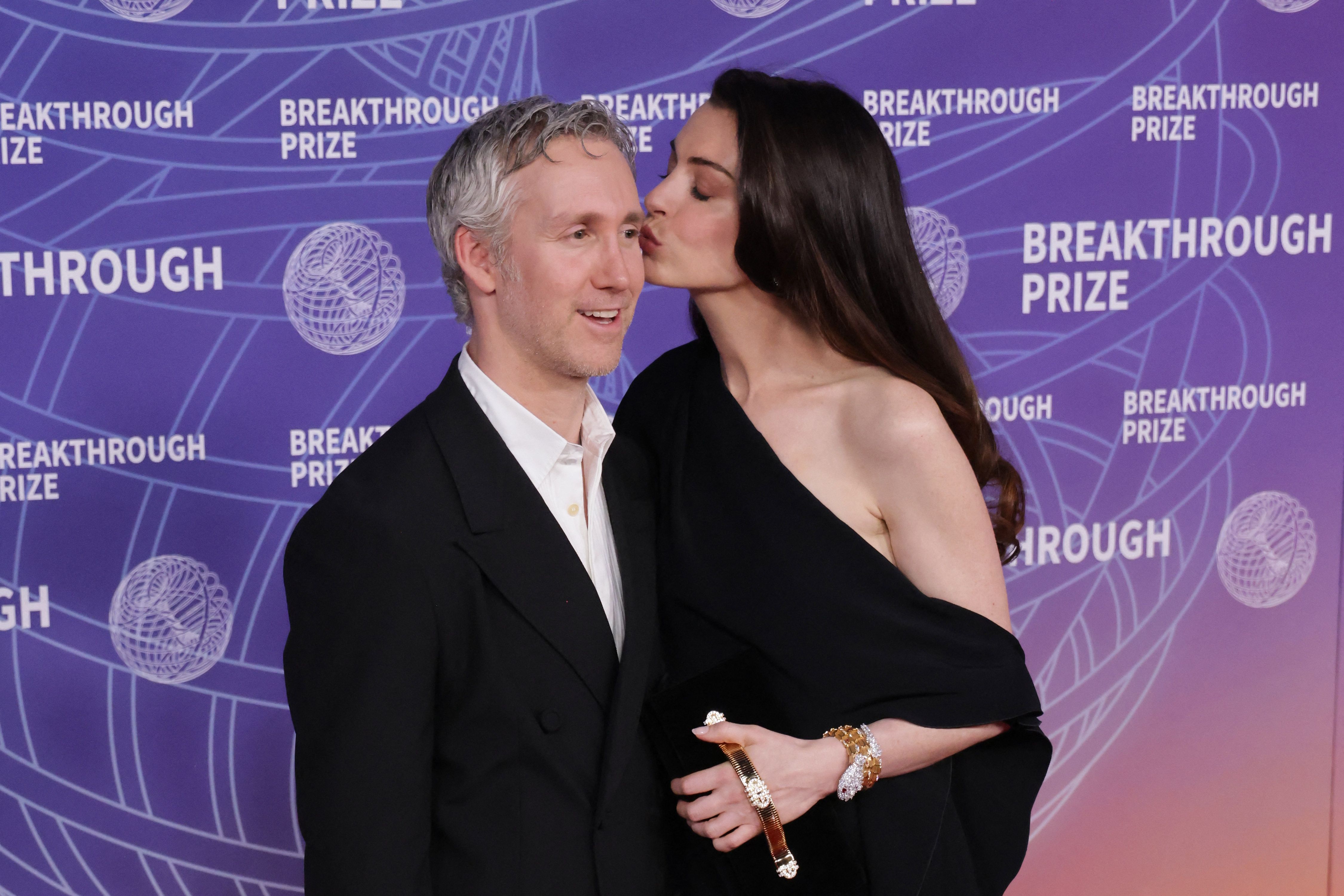 Click to open the image gallery Anne Hathaway at the 12th Breakthrough Prize Ceremony in Santa Monica, California