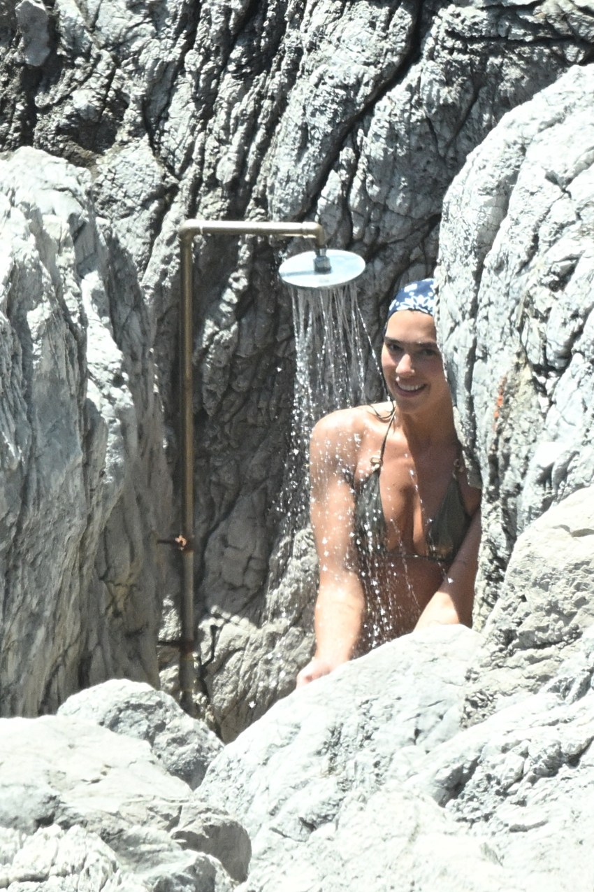 Dua Lipa and Callum Turner together on the Amalfi Coast during their honeymoon