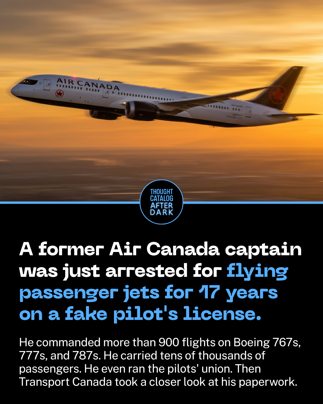 Fake Pilot, Real Talent: Former Air Canada Captain Flew Passenger Jets For 17 Years On A Fake License