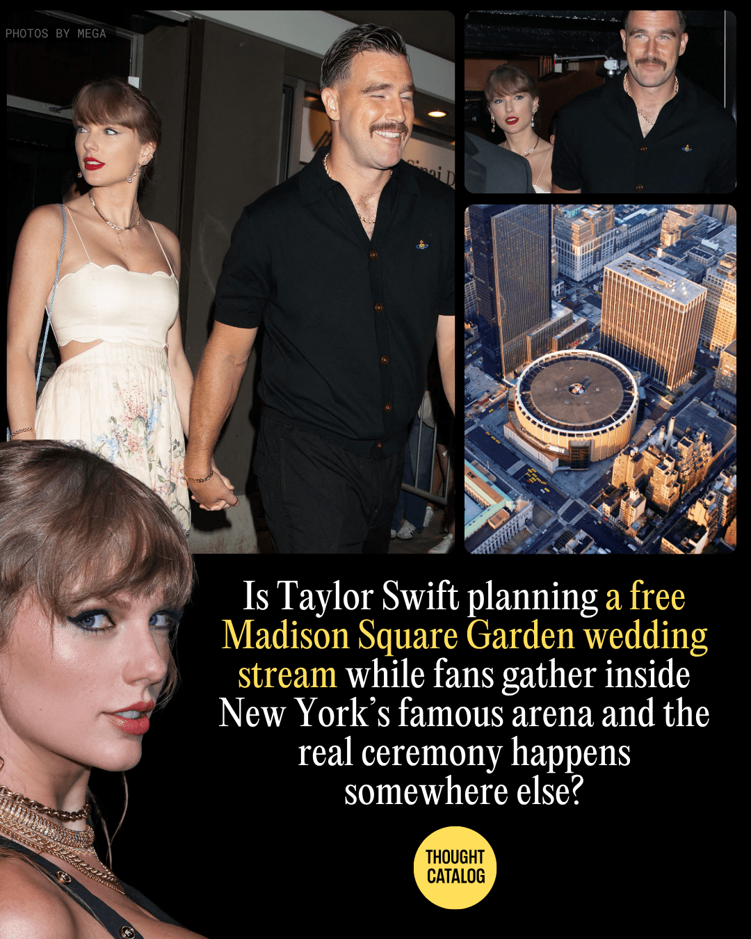Is Taylor Swift Planning a Free Madison Square Garden Wedding Stream While Fans Gather Inside New York’s Famous Arena and the Real Ceremony Happens Somewhere Else?