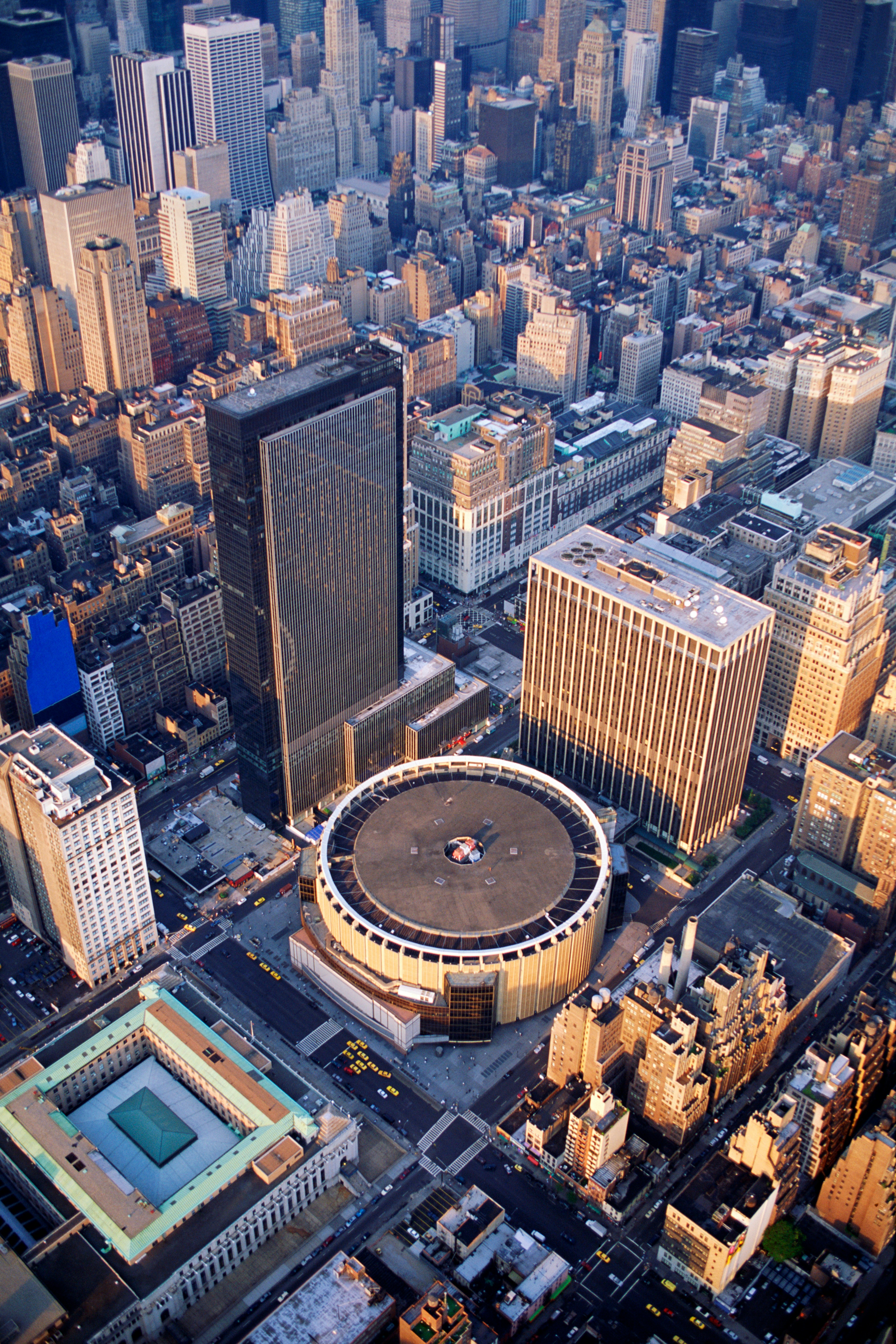 Click to open the image gallery Madison Square Garden arena in New York City