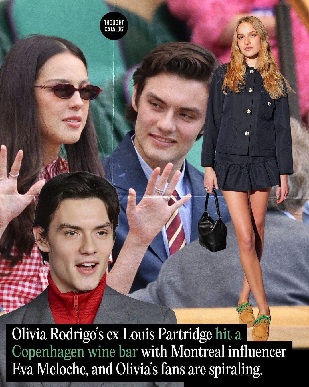 Olivia Rodrigo’s Ex Louis Partridge Hit a Copenhagen Wine Bar with Montreal Influencer Eva Meloche, and Olivia’s Fans Are Spiraling