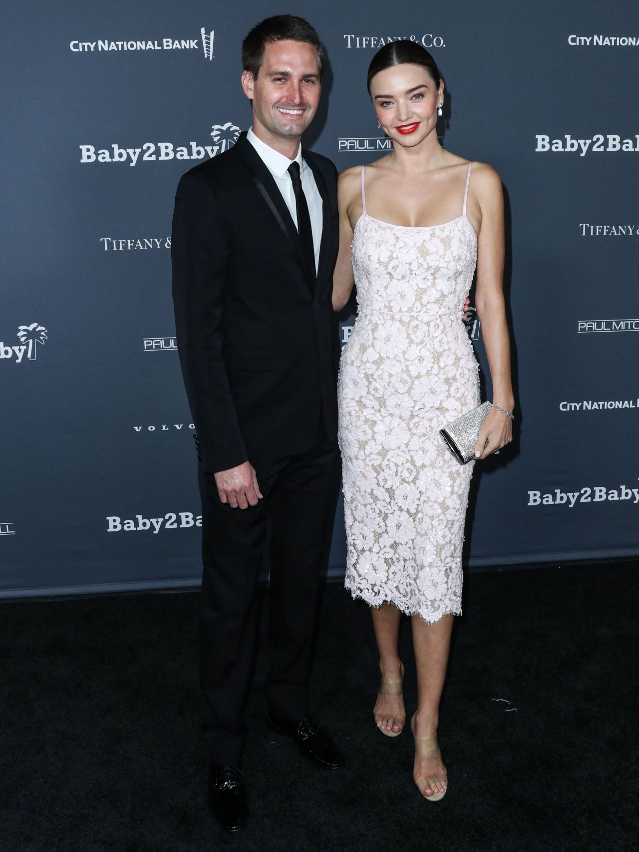 Miranda Kerr and Evan Spiegel at the Baby2Baby 10-Year Gala 2021 in West Hollywood