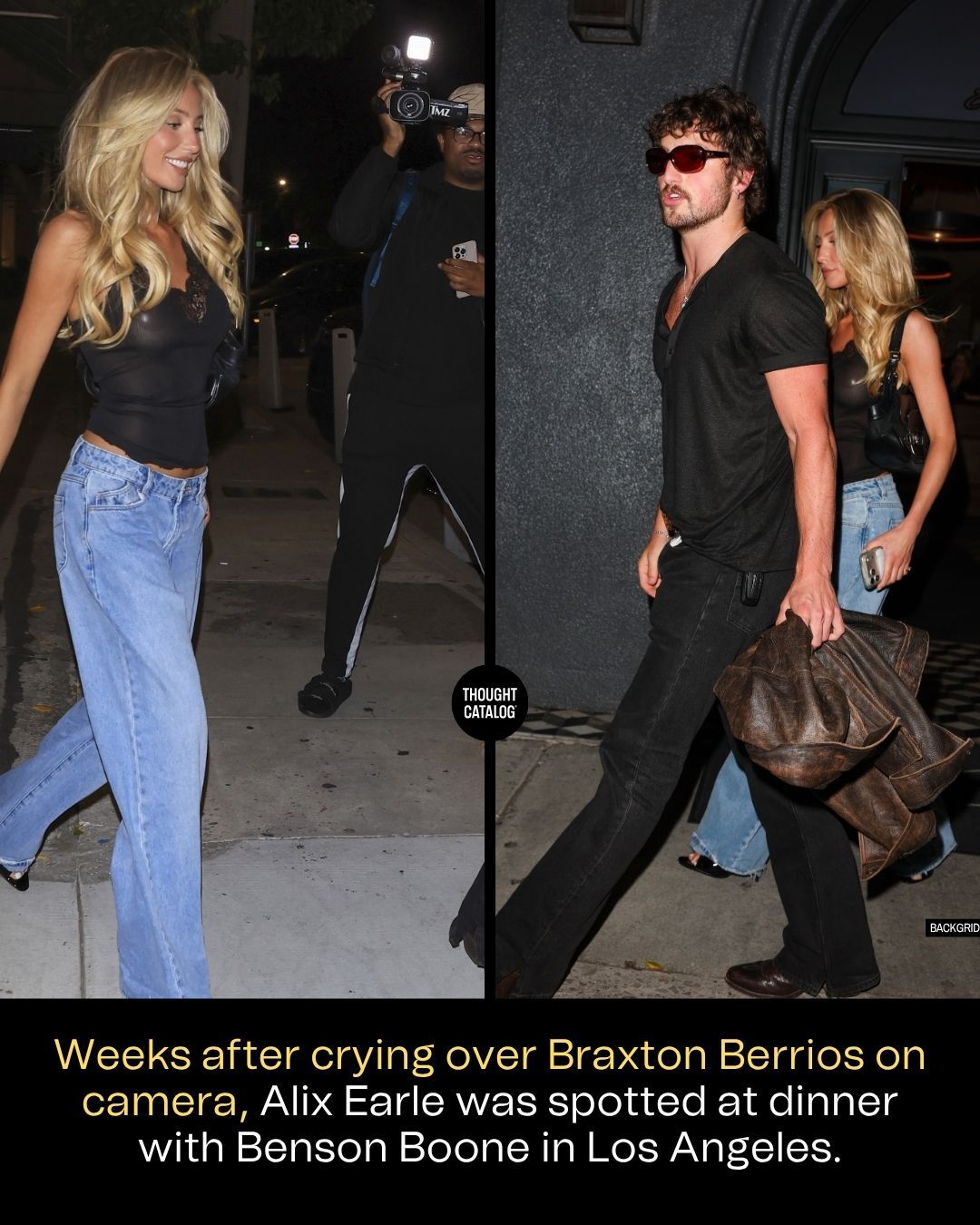 Weeks After Crying Over Braxton Berrios on Camera, Alix Earle Was Spotted at Dinner with Benson Boone