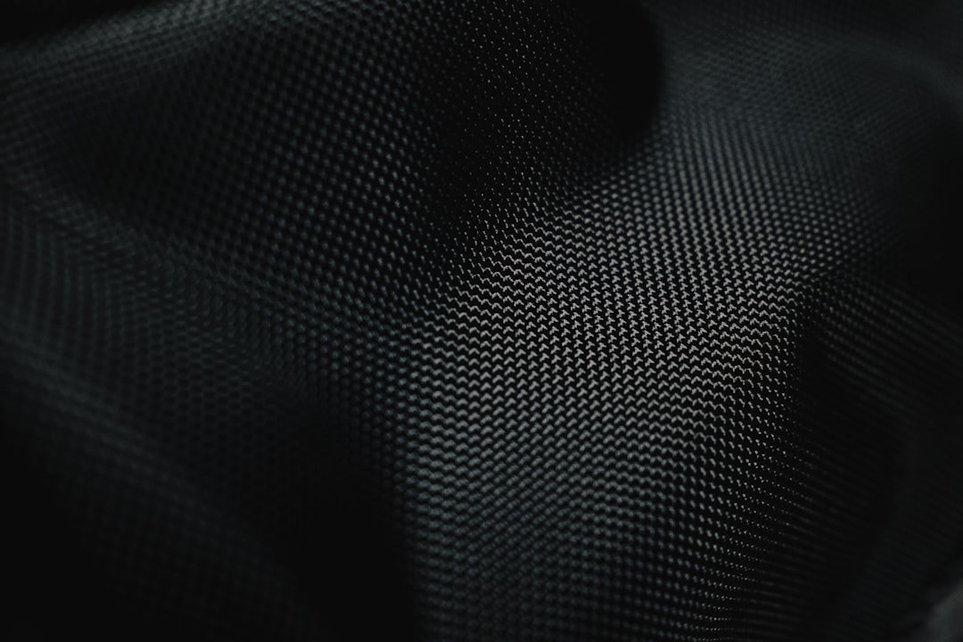 Close-up of black fabric texture