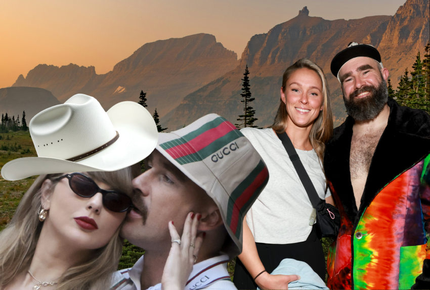 A Source Says Taylor Swift Was Spotted in Montana This Week with Jason and Kylie Kelce, Her First Family Hang as a Kelce
