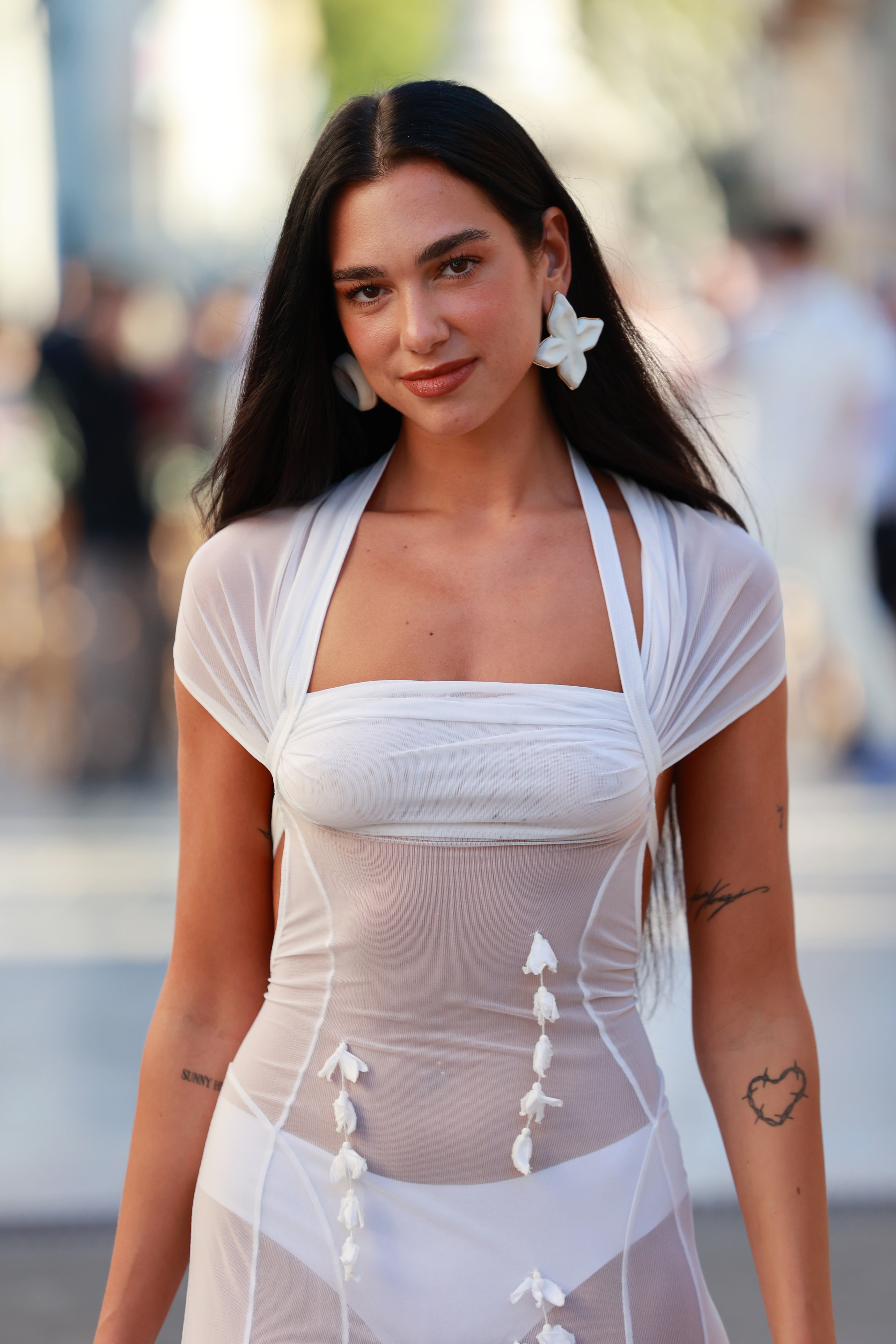 Click to open the image gallery Dua Lipa at a wedding in Charleval, France in August 2022