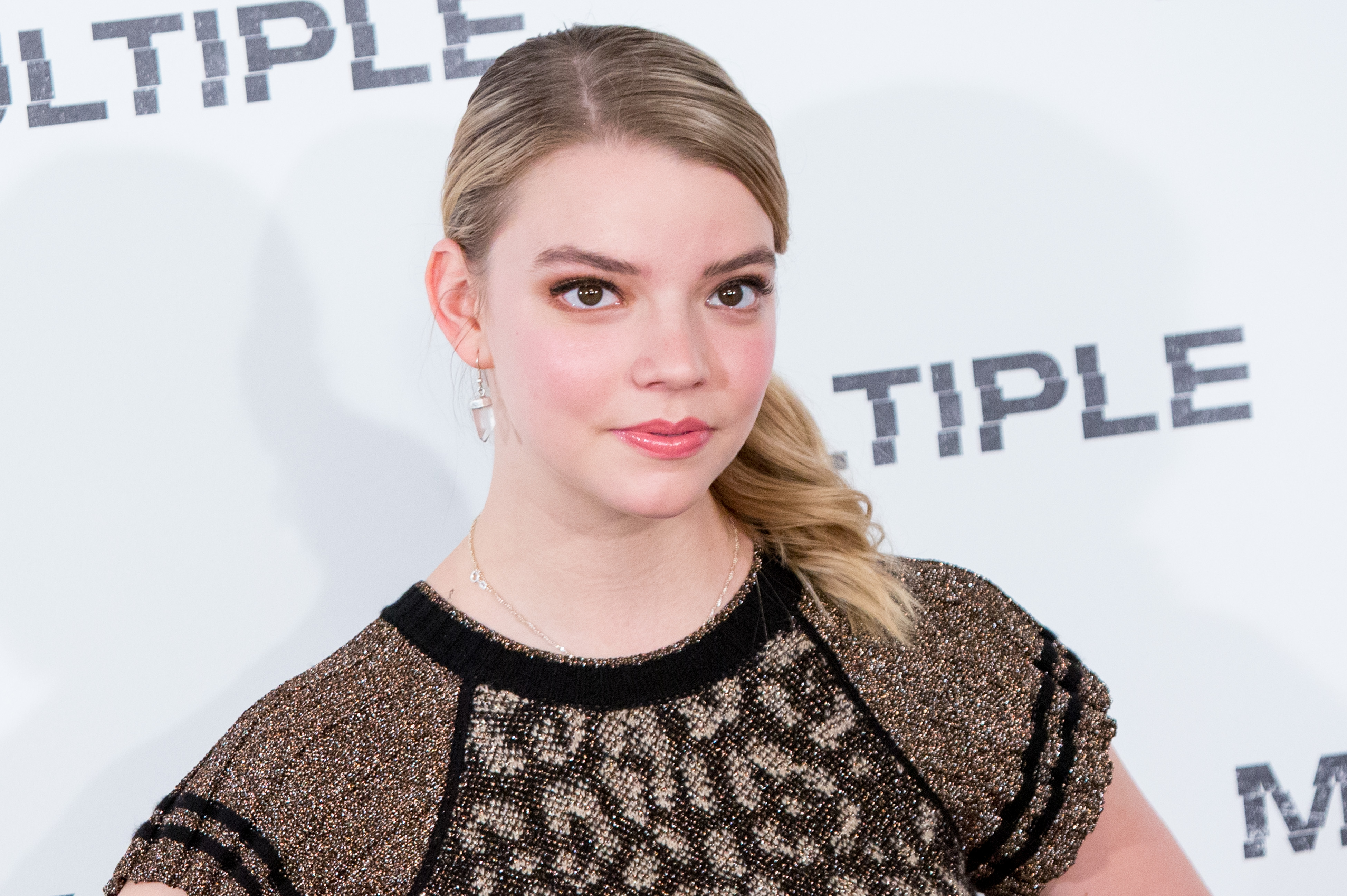 Anya Taylor-Joy at the Split photocall in Madrid, Spain in January 2017
