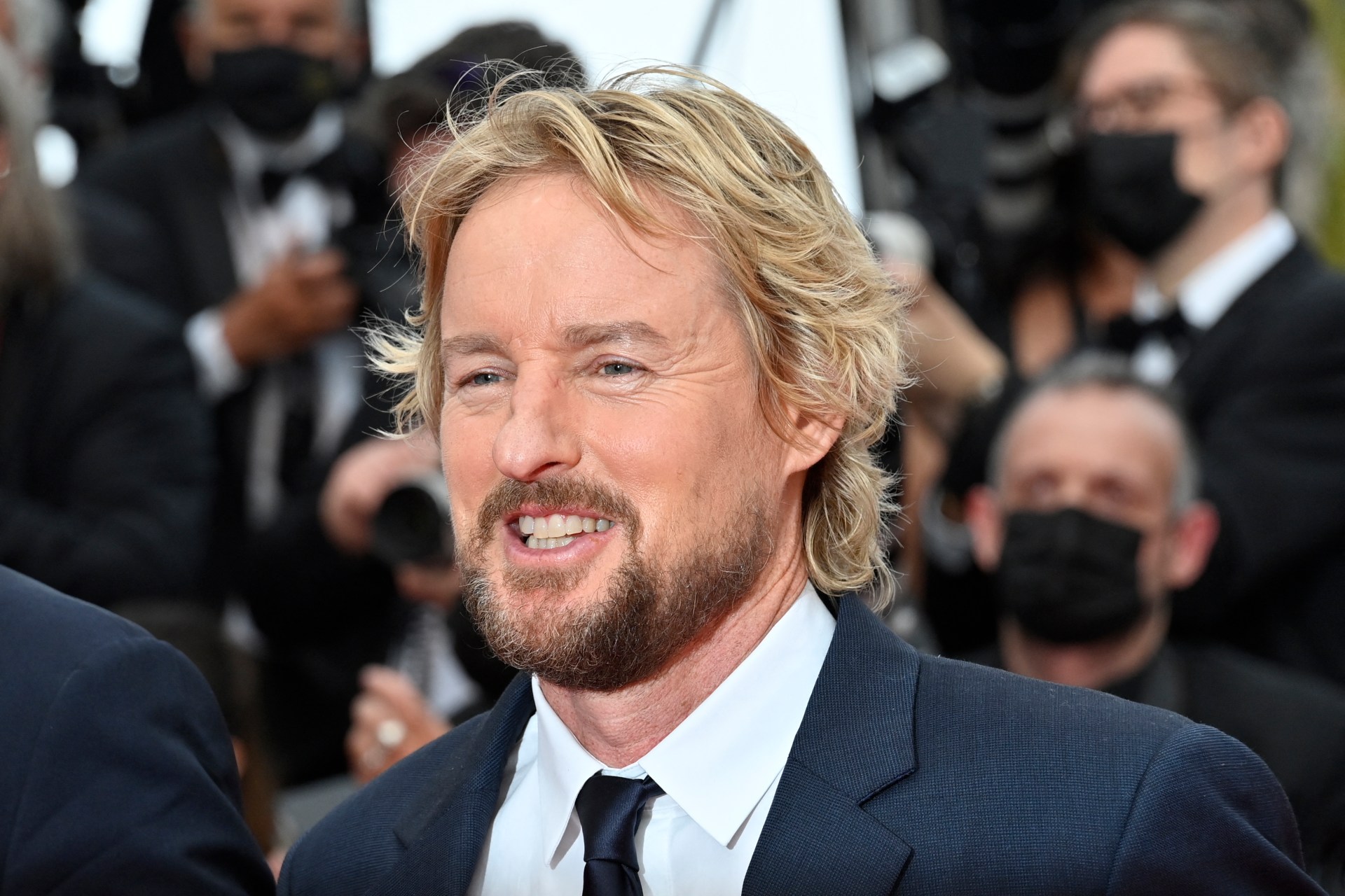 Owen Wilson arriving at the 74th Cannes Film Festival for The French Dispatch screening