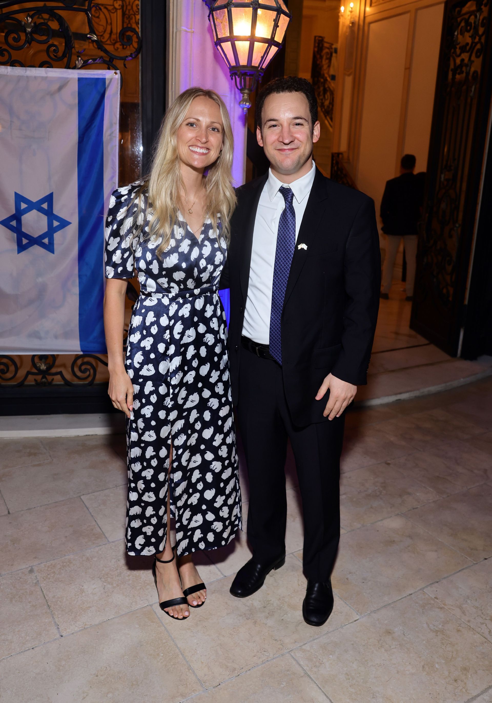 Ben Savage and Tessa Angermeier at the "Bulletproof Israel" Emergency Gala in Beverly Hills