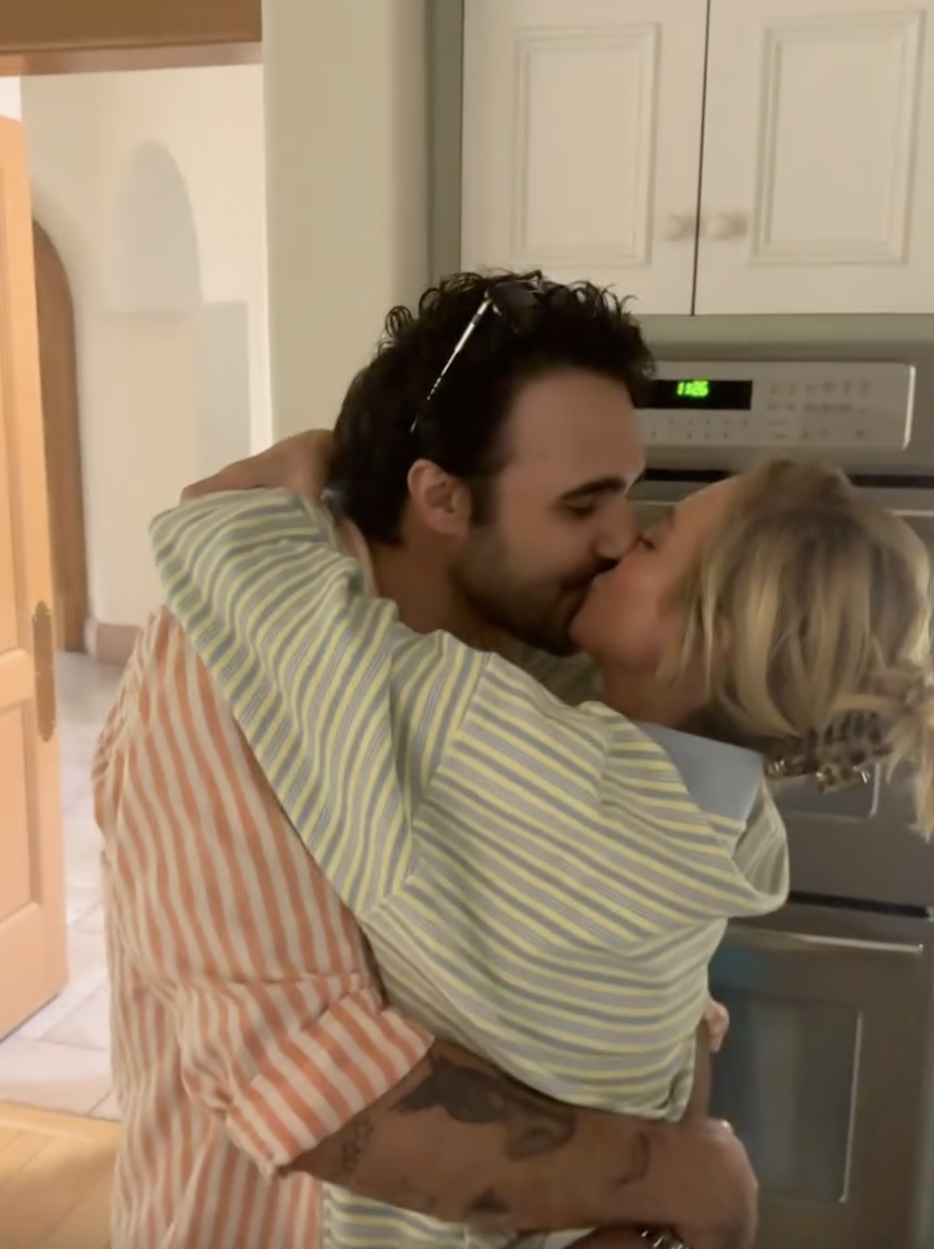 Click to open the image gallery Brittany Snow and Hunter Moreno in a couple's photo shared on her Instagram
