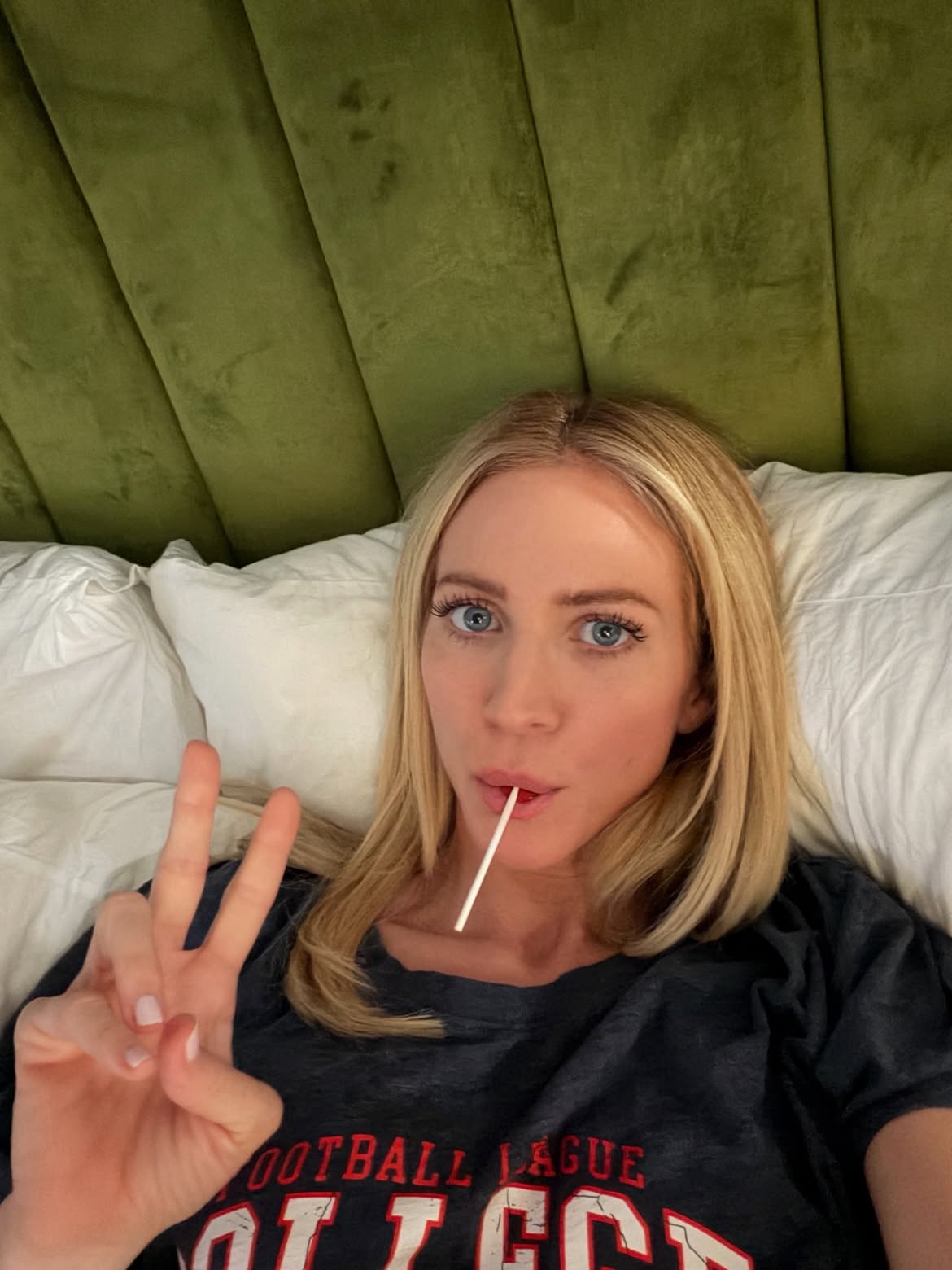 Click to open the image gallery Brittany Snow and Hunter Moreno in a couples photo shared on social media