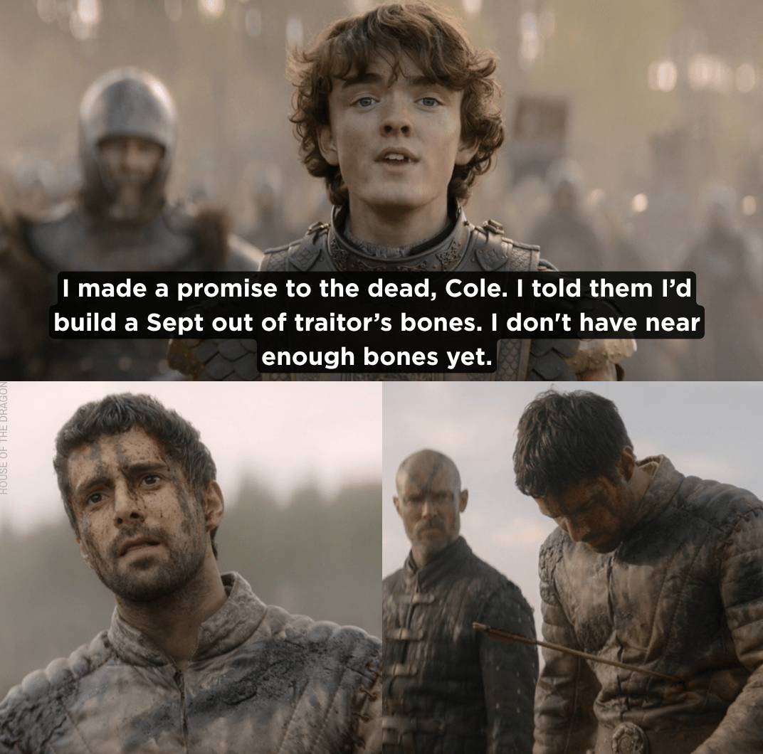 Criston Cole Died Hallelujah