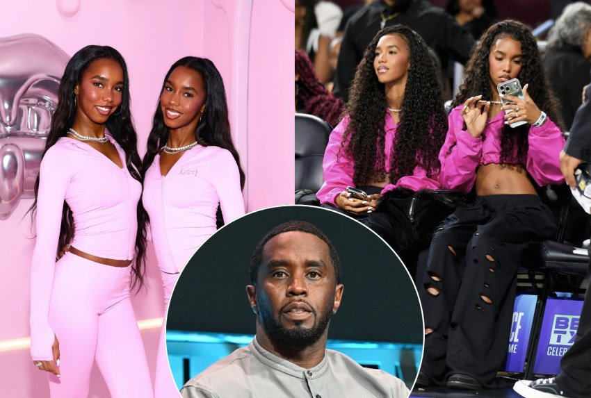 Diddy’s 19-Year-Old Twin Daughters Launched a Luxury Streetwear Brand This Week. He Sent His Statement of Support to TMZ from Behind Bars