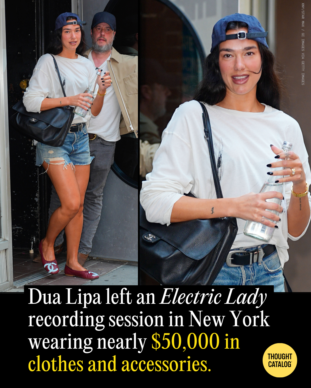 Dua Lipa Left an Electric Lady Recording Session in New York Wearing Nearly $50,000 in Clothes and Accessories