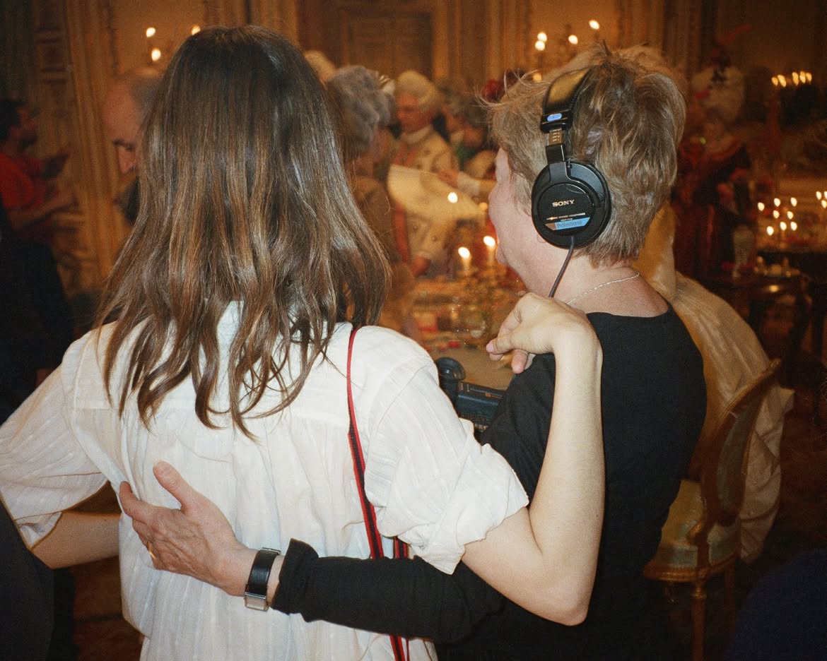 Sofia Coppola behind the scenes