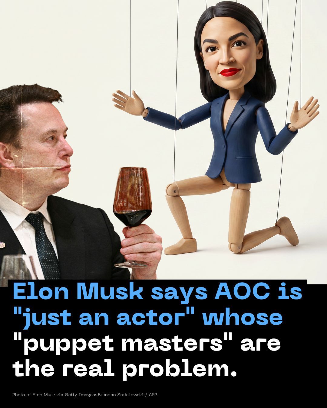 Elon Musk Says AOC Is "Just An Actor" Whose "Puppet Masters" Are the Real Problem