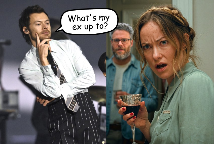 Eyewitnesses Claim Harry Styles Slipped into a Theater in Brazil with Two Guards to Watch His Ex Olivia Wilde’s New Movie, Then Bolted the Second It Ended