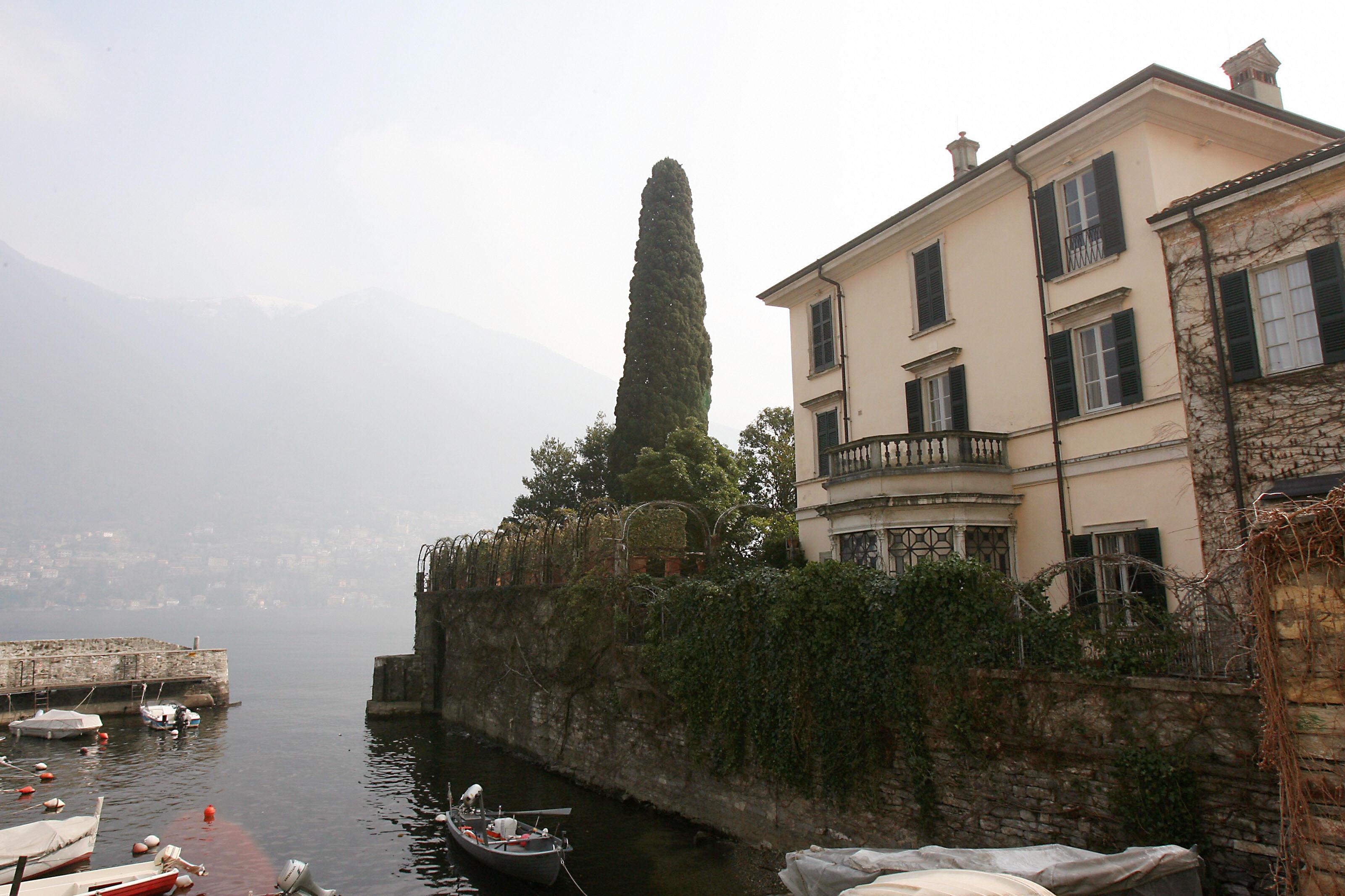 George Clooney's Villa Oleandra on the southwestern shore of Lake Como in Laglio, Italy