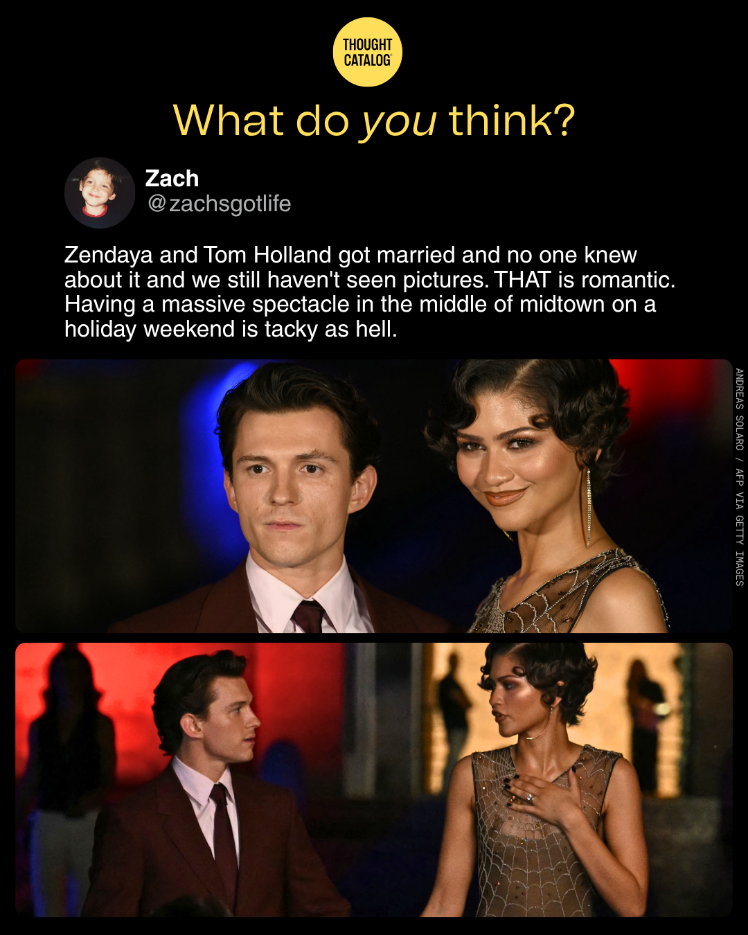 Is a Secret Wedding More Romantic Than a Spectacle? The Case of Zendaya vs. Taylor Swift