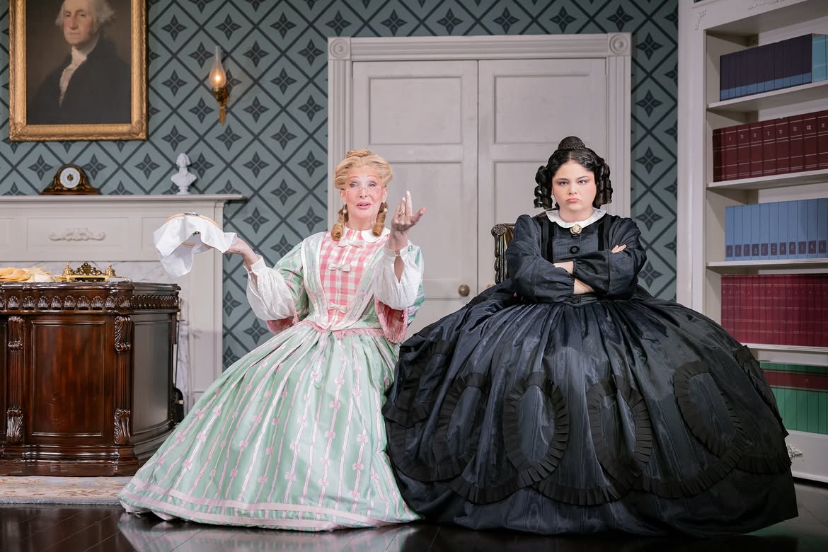 Meg Stalter on stage in "Oh, Mary!" at the Lyceum Theatre on Broadway