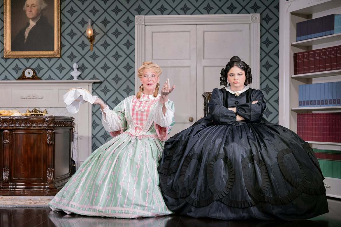 Meg Stalter on stage in "Oh, Mary!" at the Lyceum Theatre on Broadway