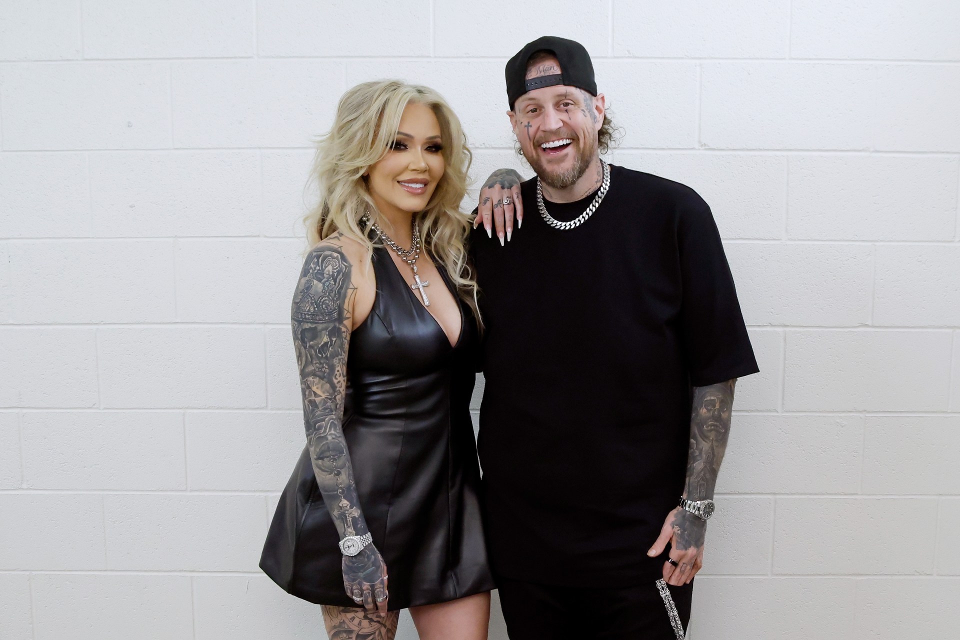 Bunnie XO and Jelly Roll at The Palazzo Theatre in Las Vegas for their Stripped Down book tour