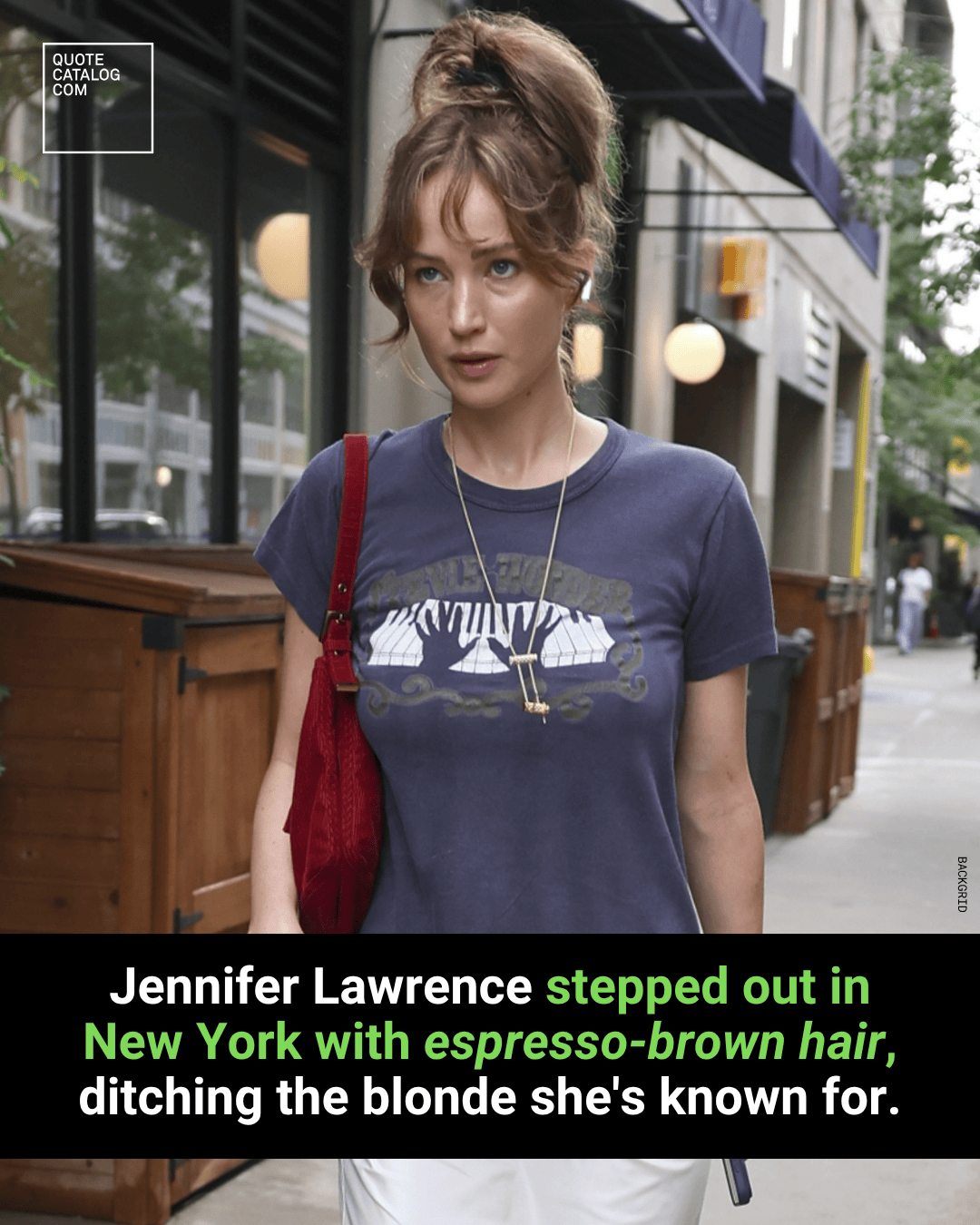 Jennifer Lawrence Stepped Out in New York with Espresso-Brown Hair, Ditching the Blonde She's Known For