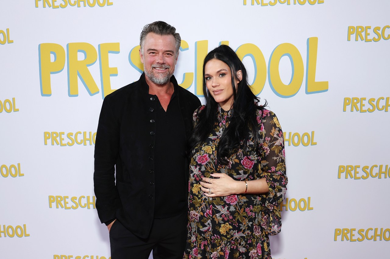 Josh Duhamel and Audra Mari at the UTA Theater in Los Angeles for a Preschool screening