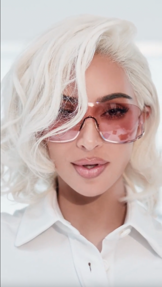 Kim Kardashian in a promotional video for her new energy drink brand