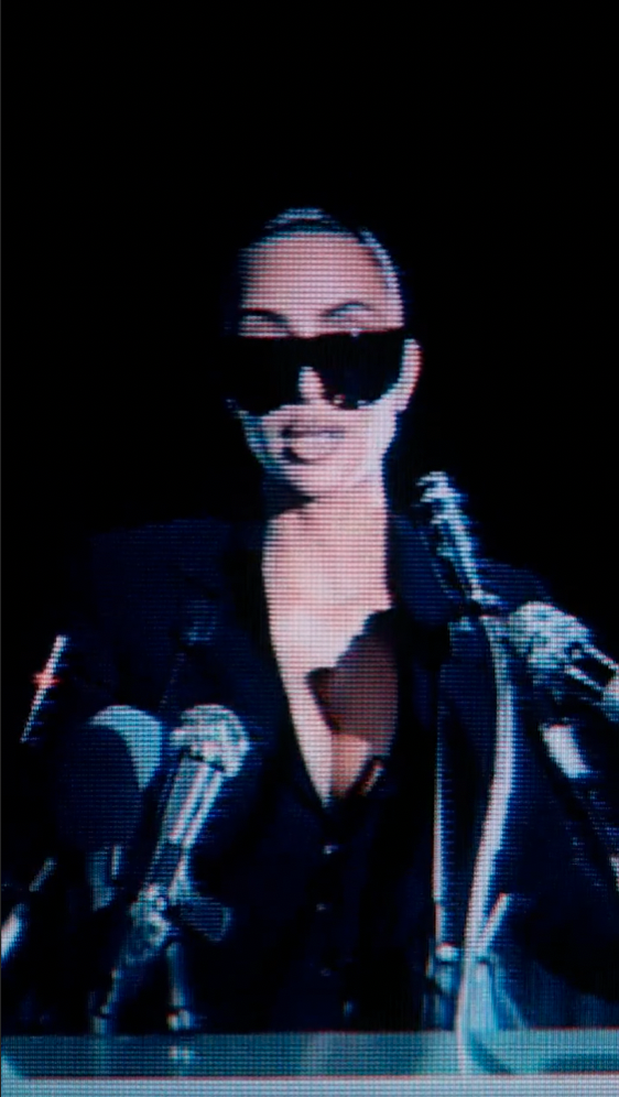 Kim Kardashian in her energy drink brand launch ad on TikTok