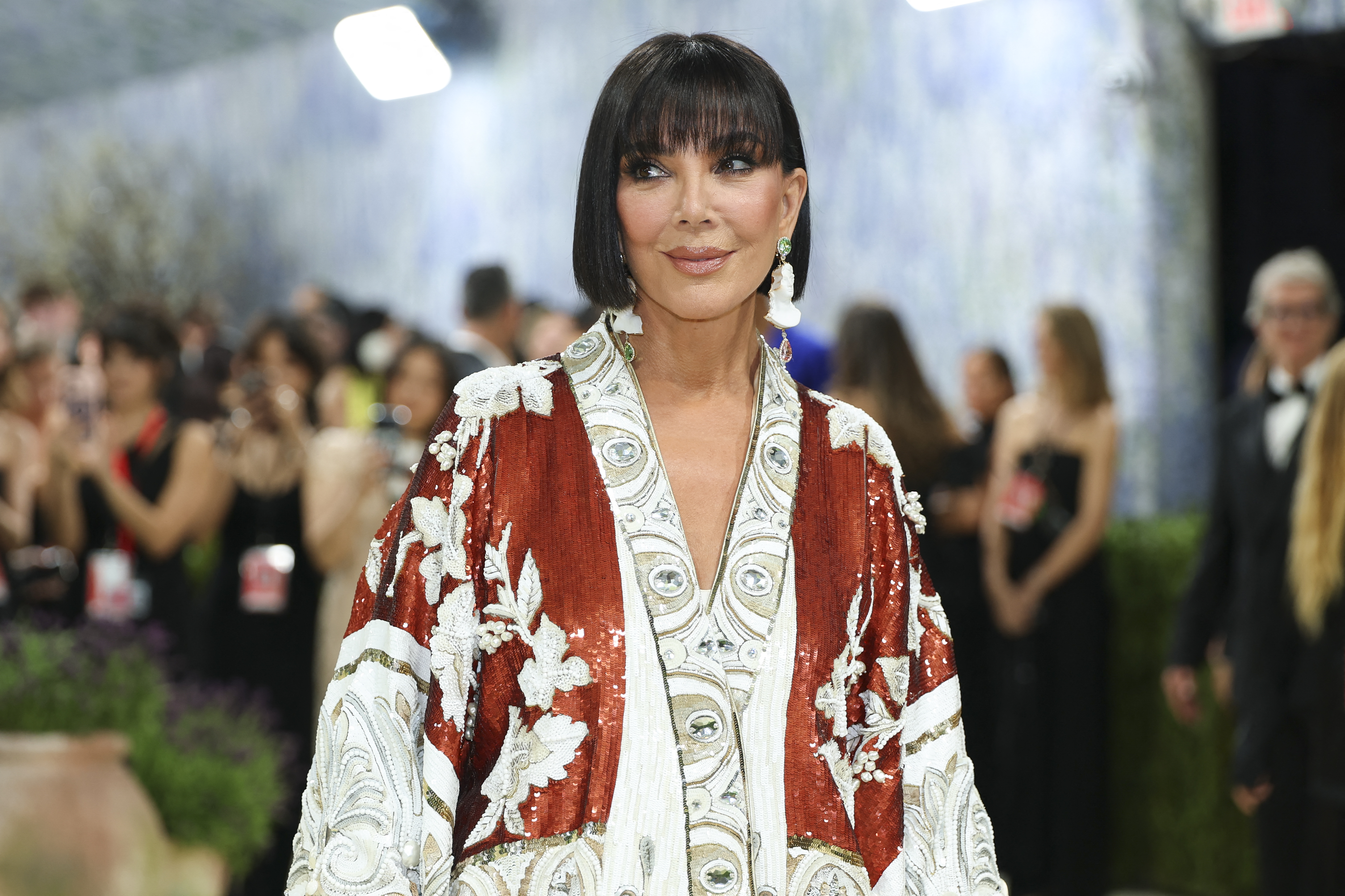 Kris Jenner arriving at the 2026 Met Gala at the Metropolitan Museum of Art in New York City