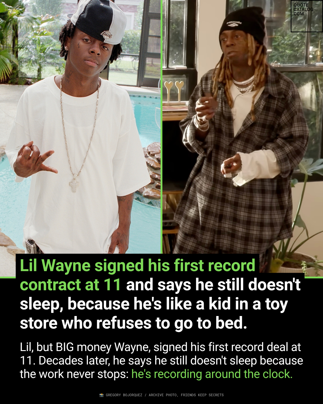Lil Wayne Doesn’t Sleep, or Even Own a Bed