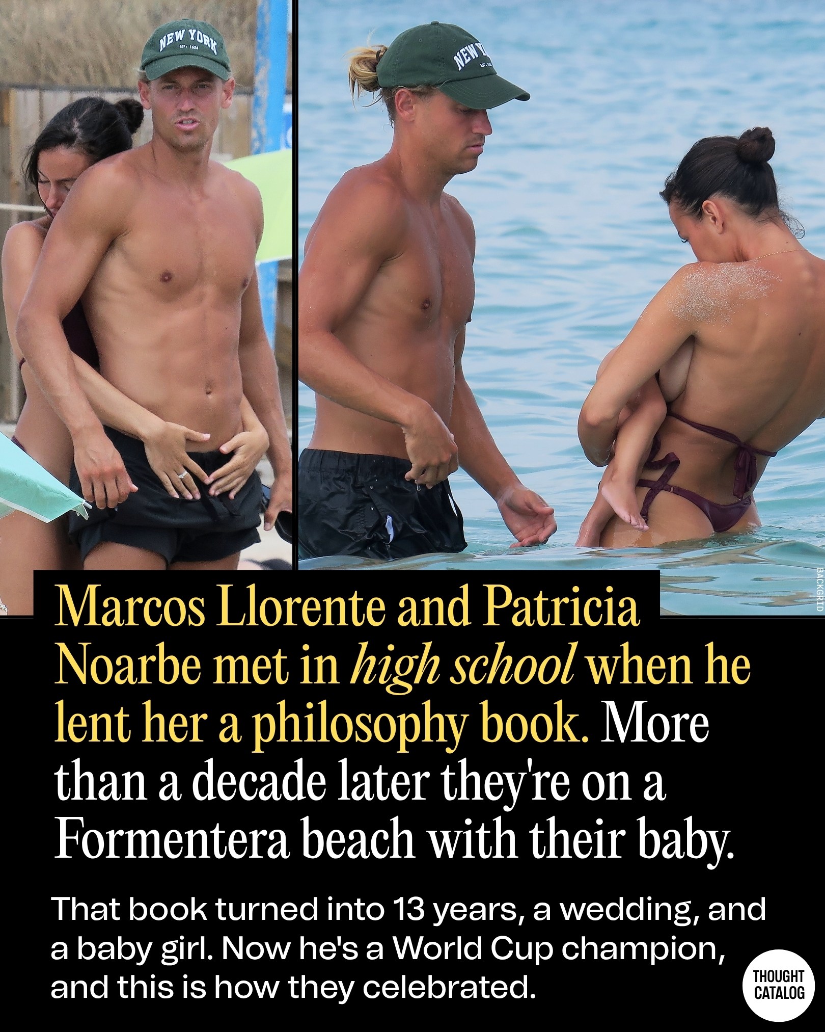 Marcos Llorente and Patricia Noarbe Met in High School When He Lent Her a Philosophy Book