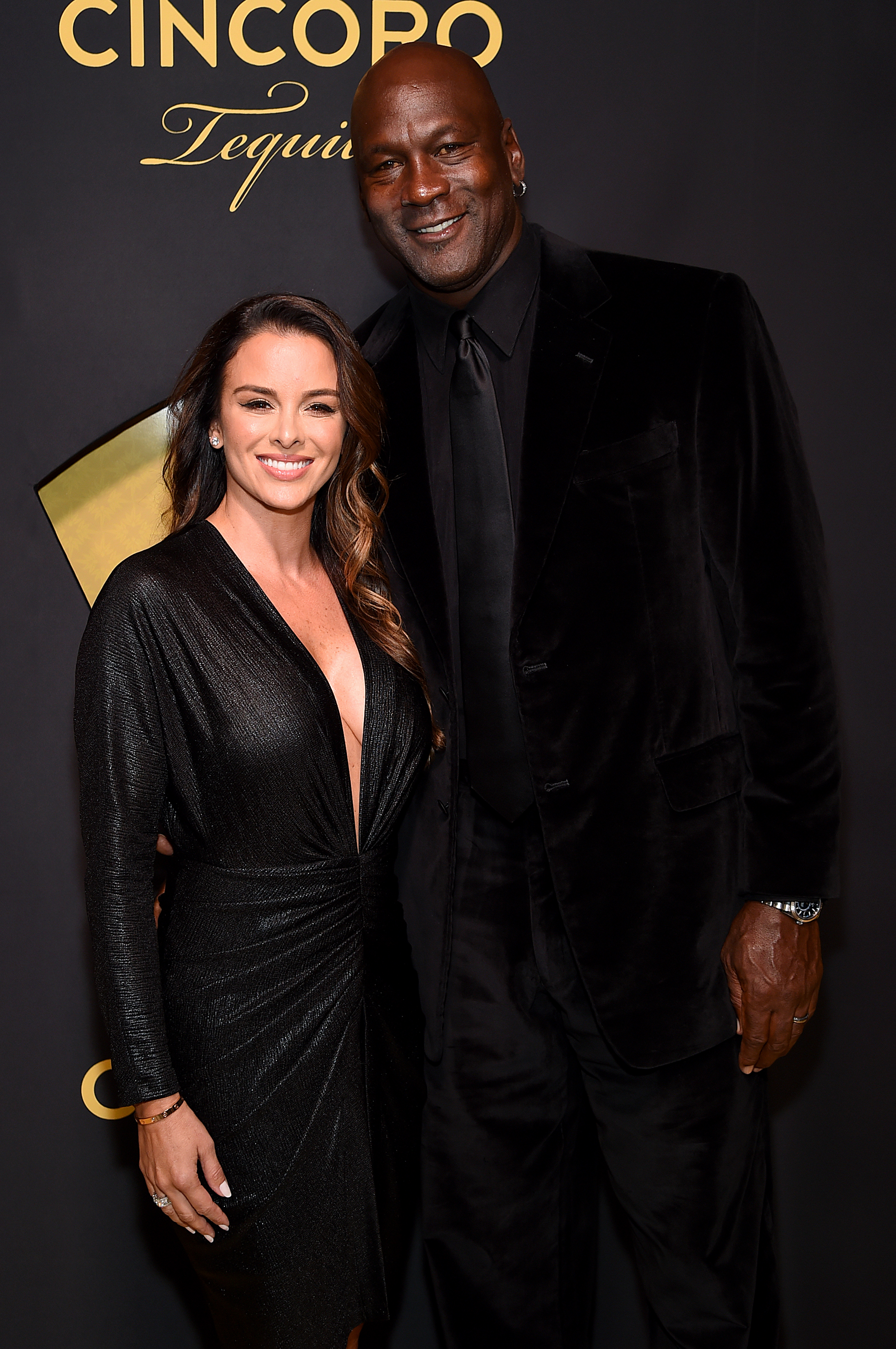 Michael Jordan and Yvette Prieto at the Cincoro Tequila launch event at CATCH Steak in New York City