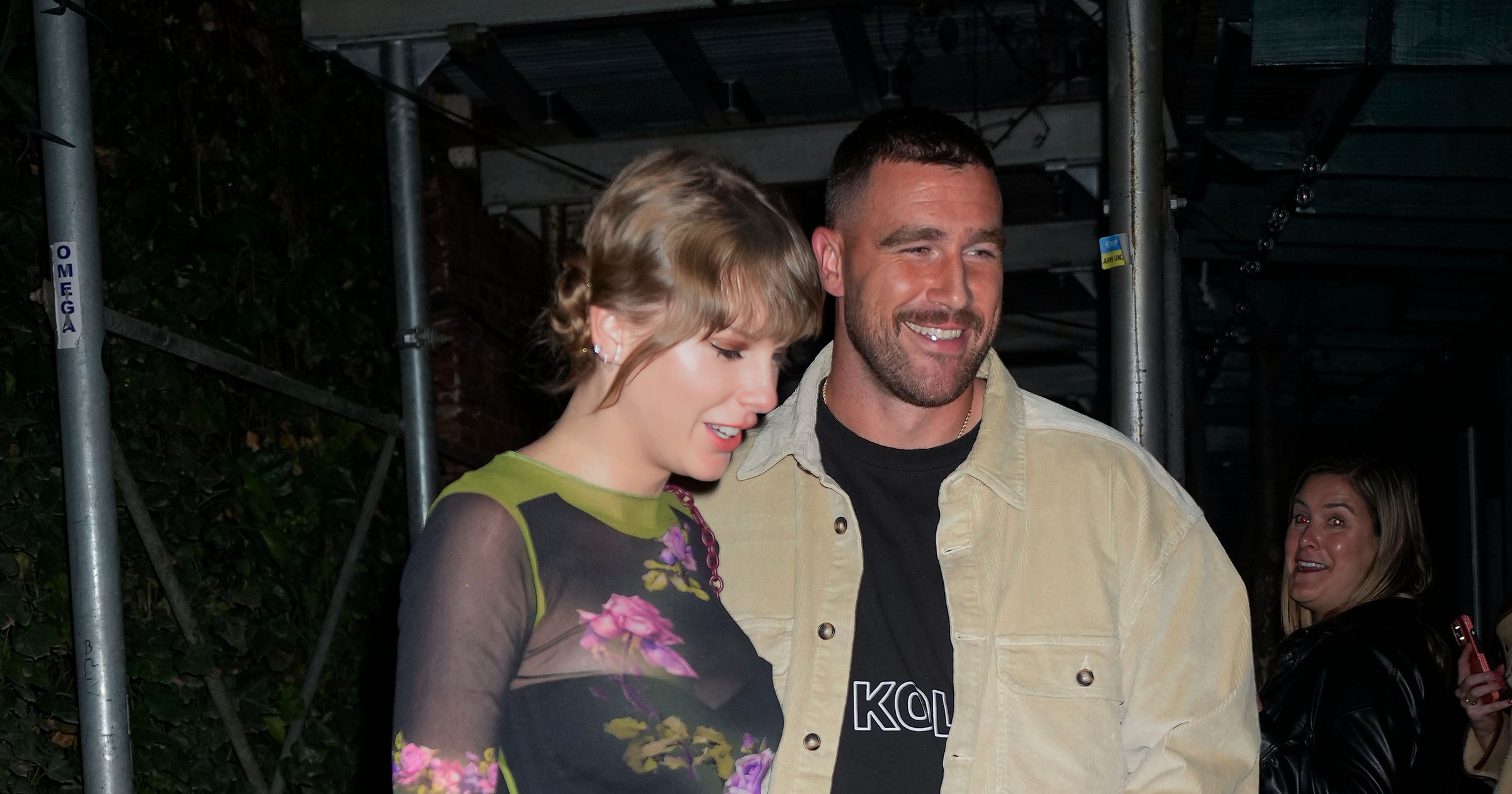 Taylor Swift and Travis Kelce dining together at the Waverly Inn in New York City