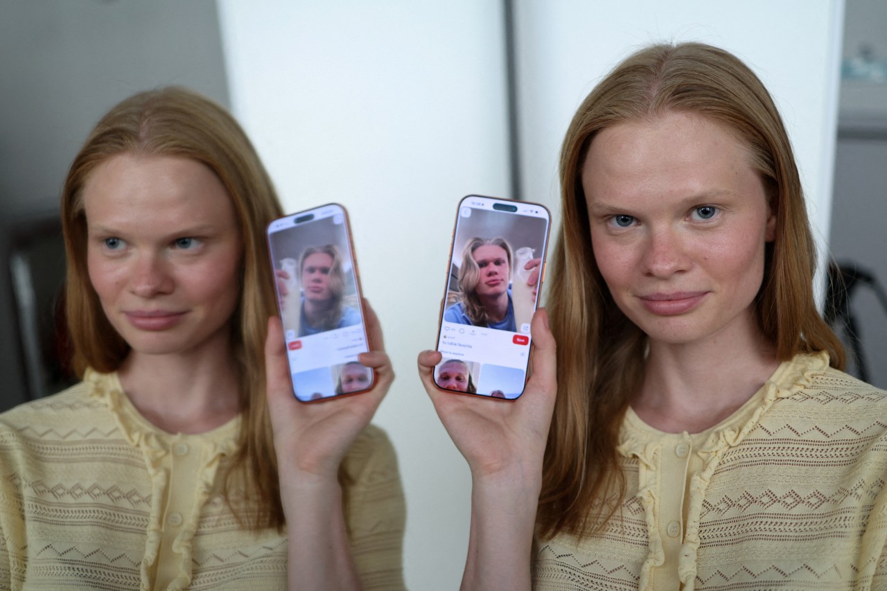 Anastasia Kostromitina posing for a portrait in Moscow