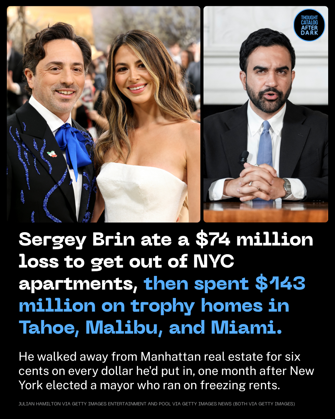 Sergey Brin Ate a $74 Million Loss to Get Out of NYC Apartments, Then Spent $143 Million on Trophy Homes in Tahoe, Malibu, and Miami