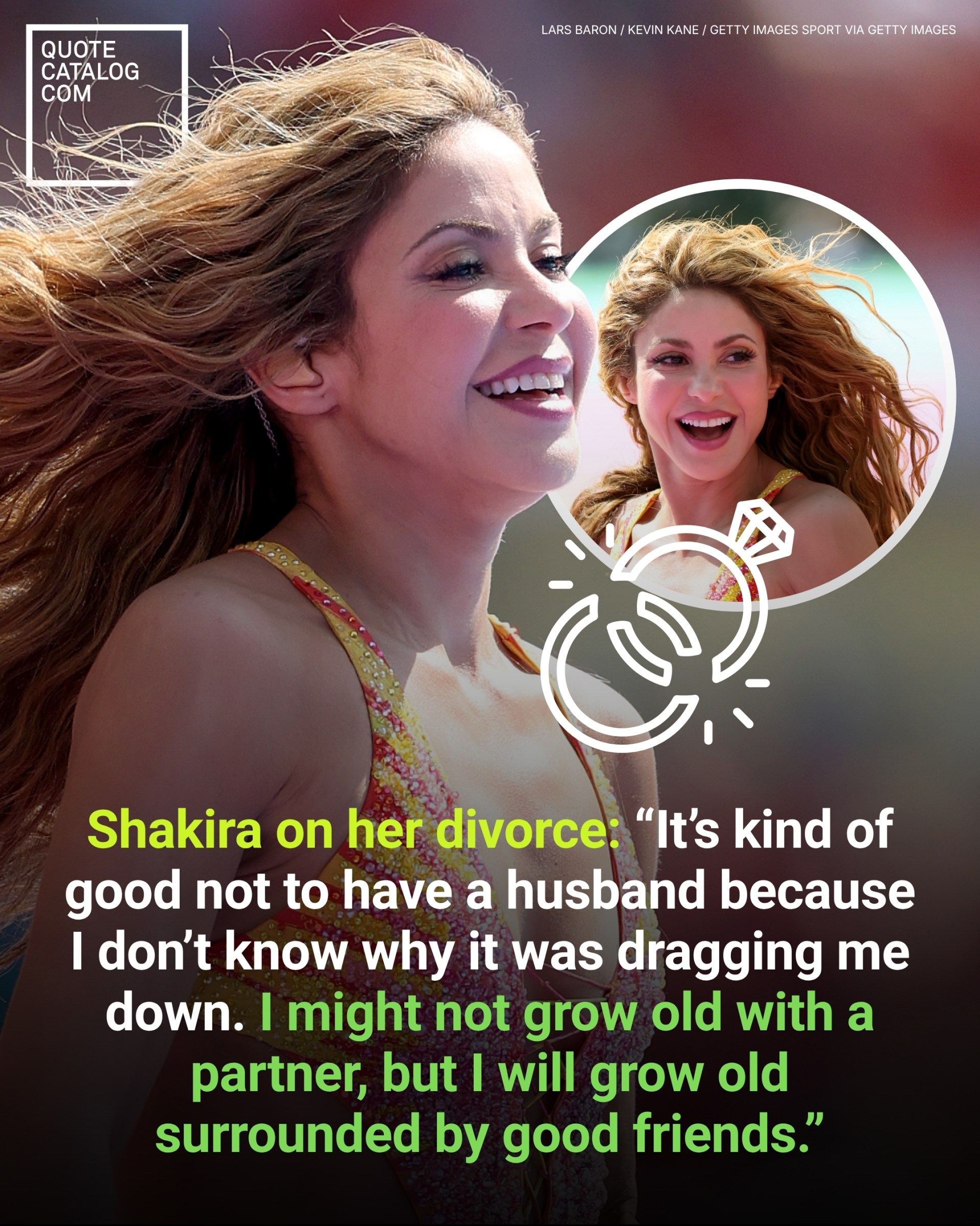 Shakira in 2024: "It's Kind Of Good Not To Have A Husband Because I Don't Know Why It Was Dragging Me Down. I Might Not Grow Old with a Partner, but I Will Grow Old Surrounded by Good Friends."