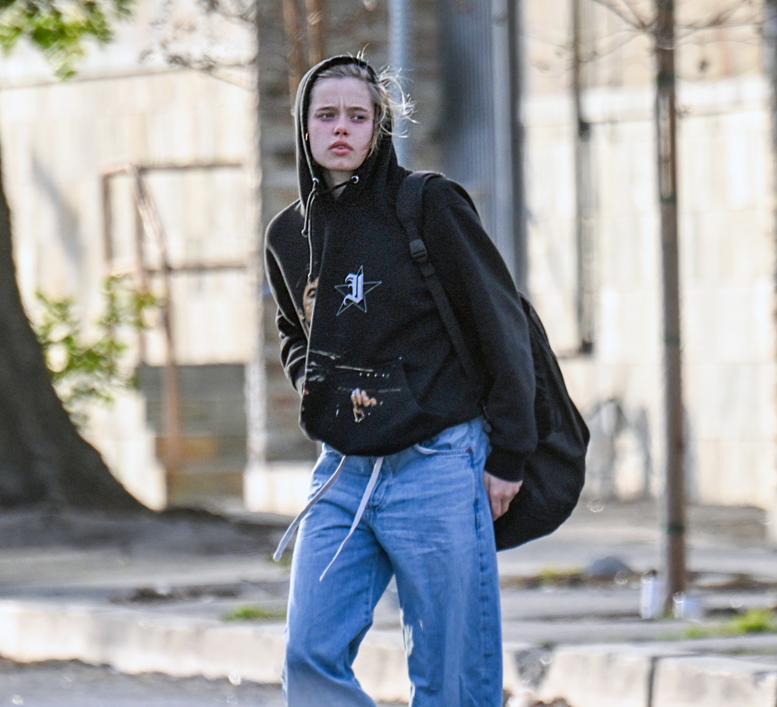 Shiloh Nouvel Jolie running errands in Studio City, California
