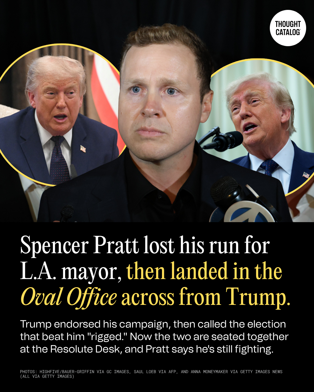 Spencer Pratt Lost His Run for L.A. Mayor, Then Landed in the Oval Office Across from Trump
