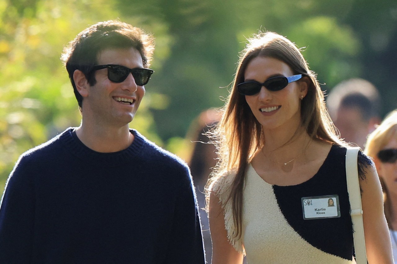 Josh Kushner and Karlie Kloss at the Allen and Co. Sun Valley Media and Technology Conference at Sun Valley Resort, Idaho