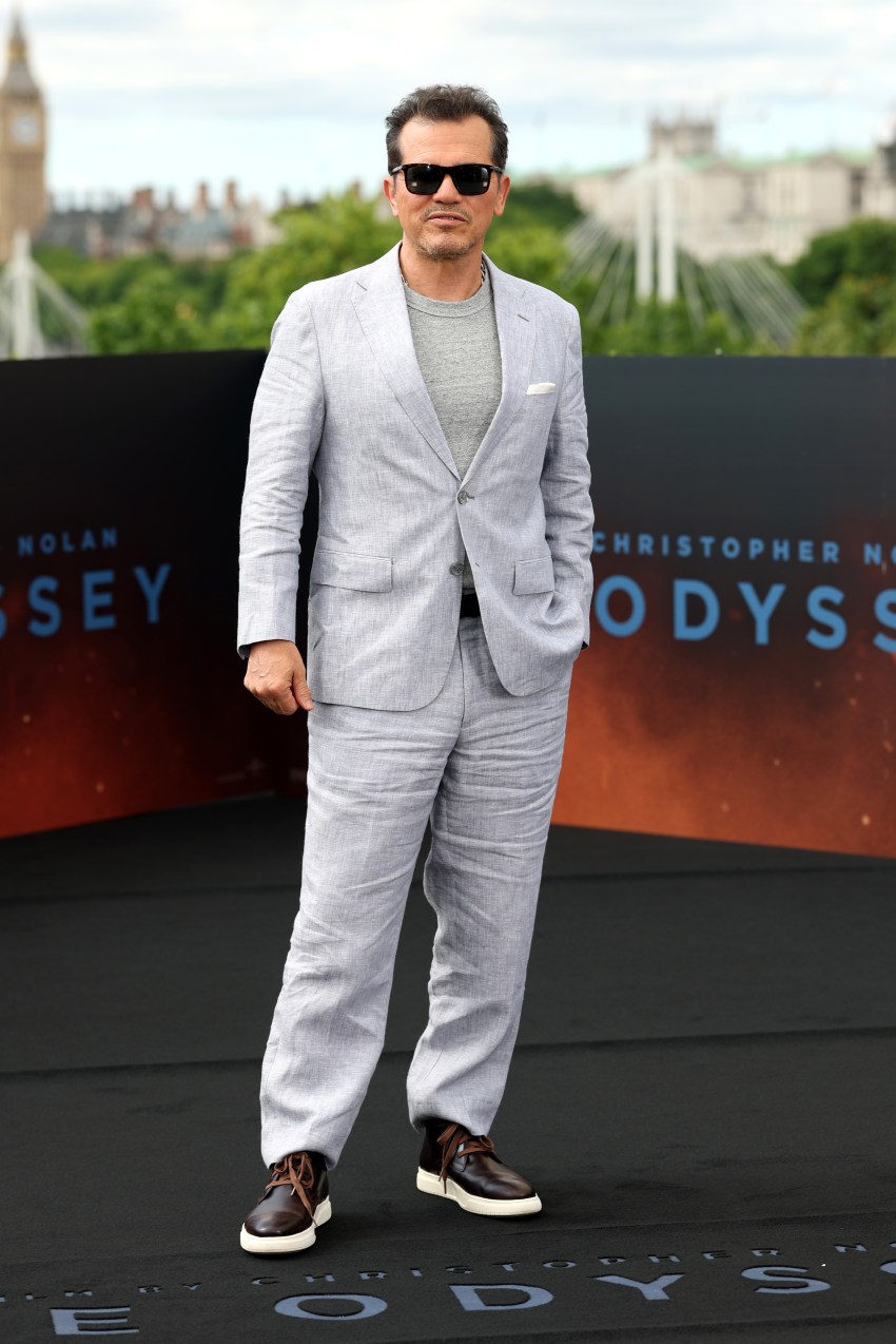John Leguizamo at "The Odyssey" photocall at the IET Building in London