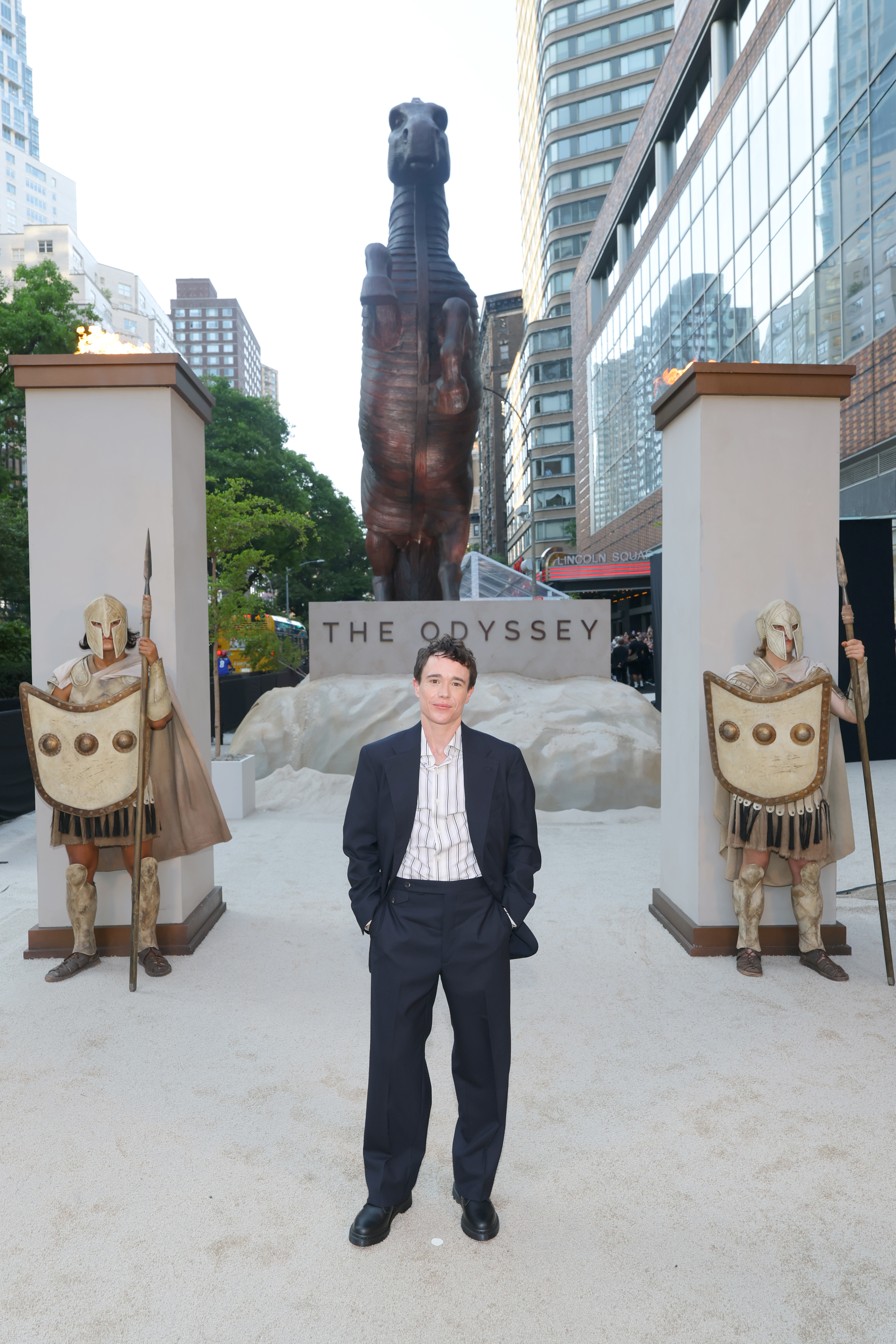 Elliot Page at the New York premiere of The Odyssey