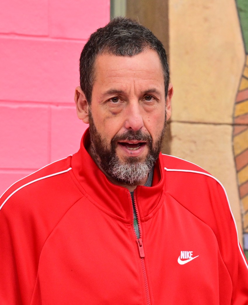 Adam Sandler at the Netflix Roommates premiere at the Egyptian Theater in Los Angeles