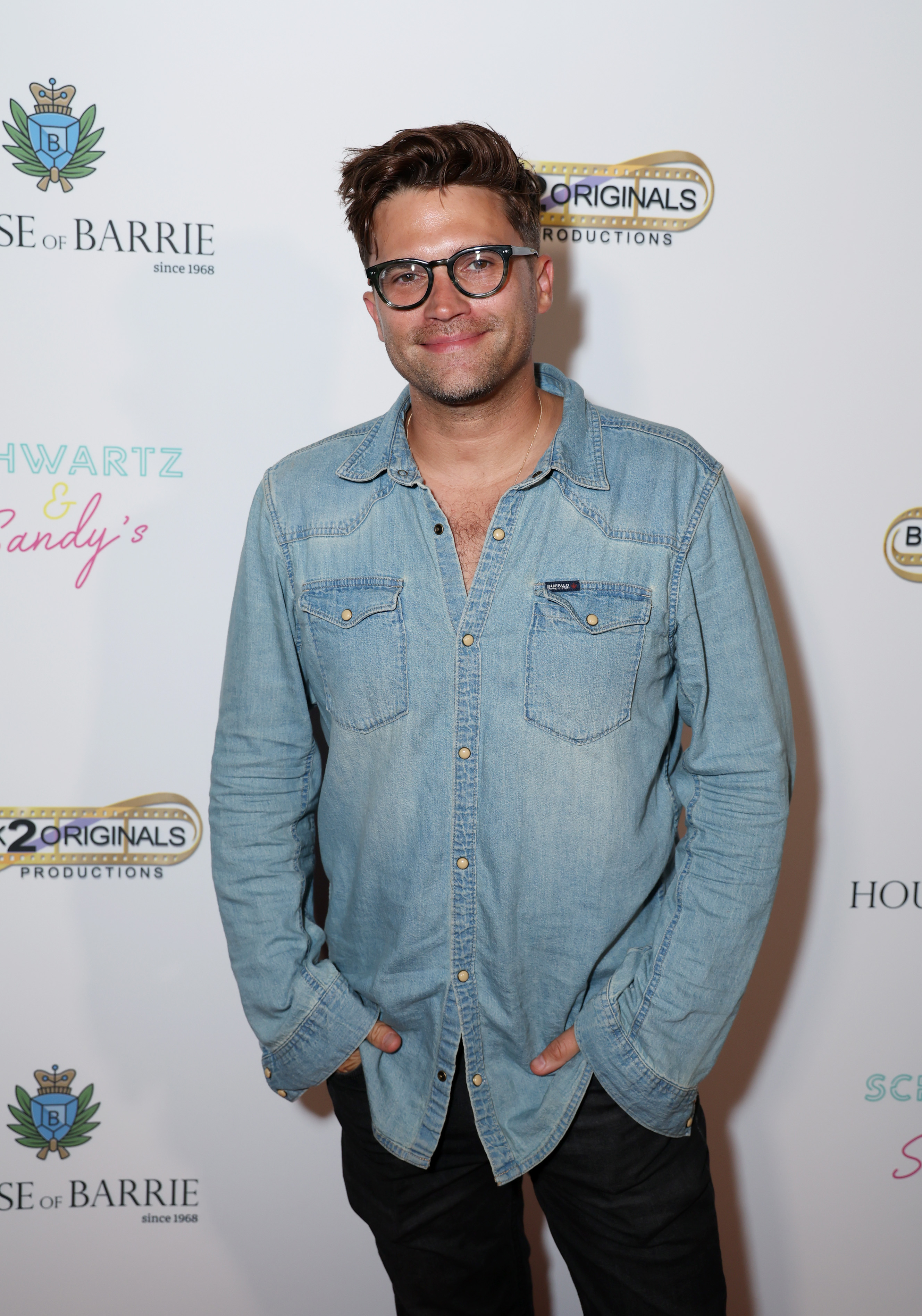Tom Schwartz at The House of Barrie grand opening event in Los Angeles