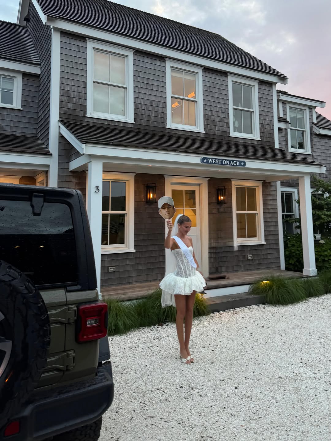 Paige Lorenze at her bachelorette party in Nantucket